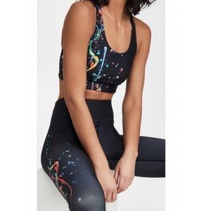 Terez Splatter paint sports bra. Size S